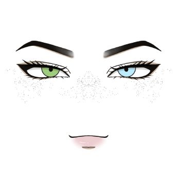 Female Mogger Faces Description Image