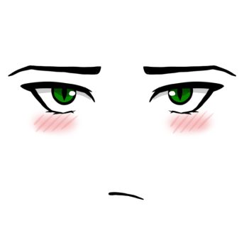 Male Green Eye Neko Face