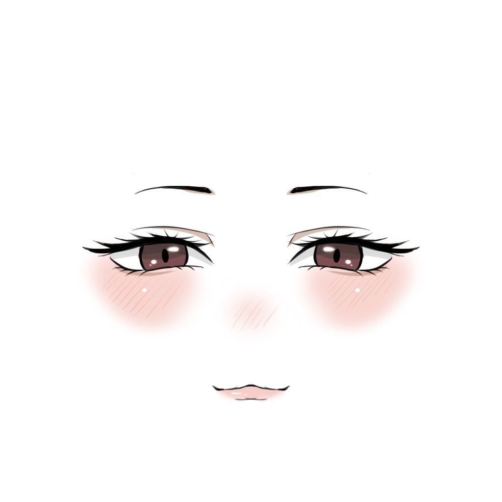 Female Neko Faces Description Image