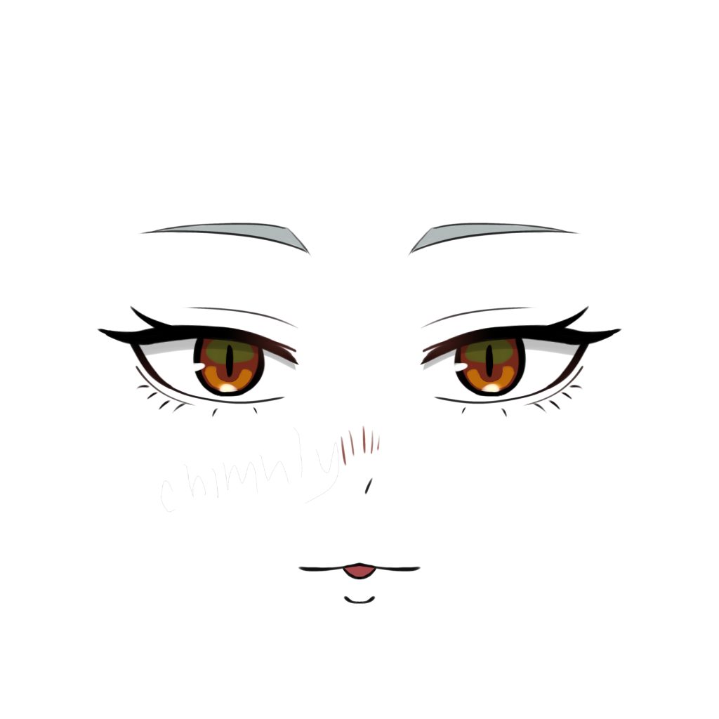 Female Neko Faces Description Image